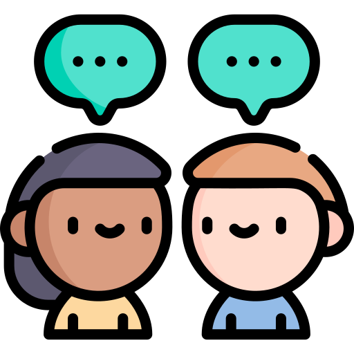 talking